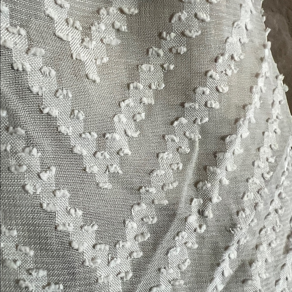 SHEIN White and Sage Green Lace Trim Romper - Picture 5 of 12